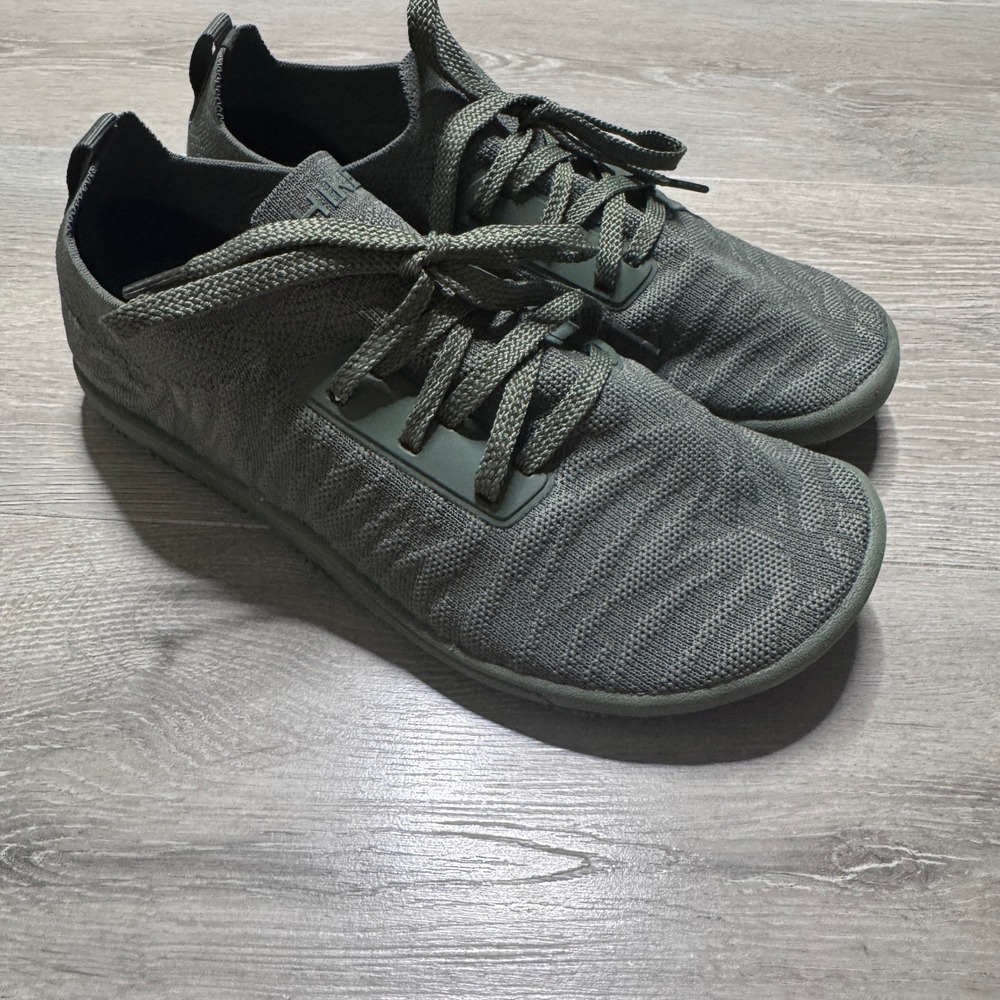 Hike Footwear Women 7.5 Barefoot Sneakers Olive Green Minimalist Comforto Max